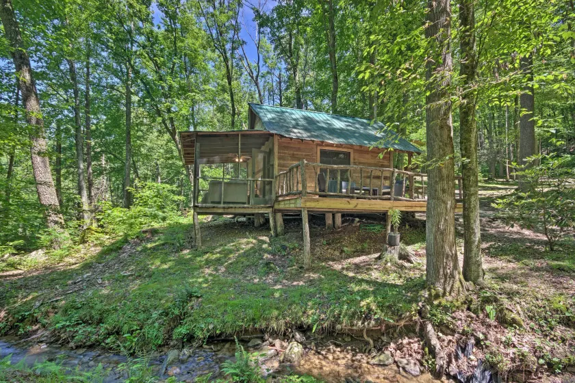 Creekside' Cabin w/ Deck in Pisgah Forest! - Image 1