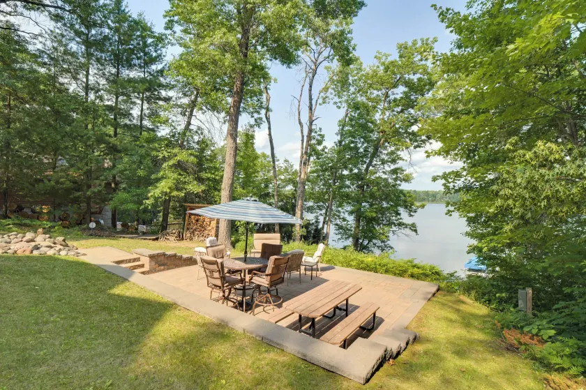 Cozy Benoit Lake Cabin w/ Hot Tub & Views - Image 1