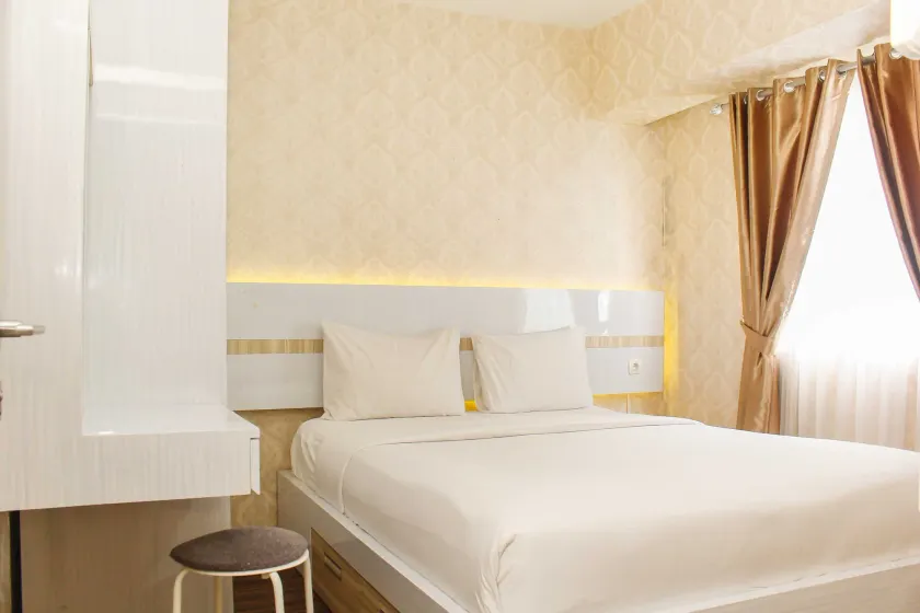 Comfort Living 1BR at Grand Sentraland Karawang Apartment By Travelio - Image 1