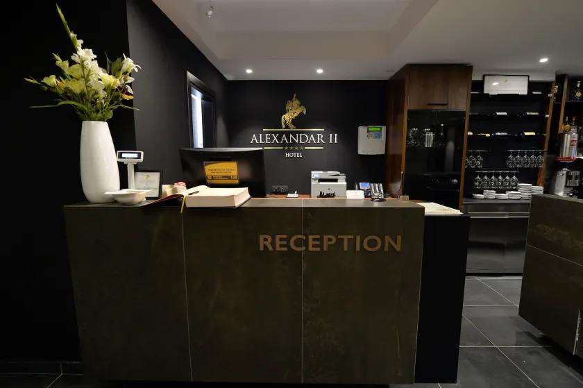 Hotel Alexandar II - Check-in/check-out kiosk