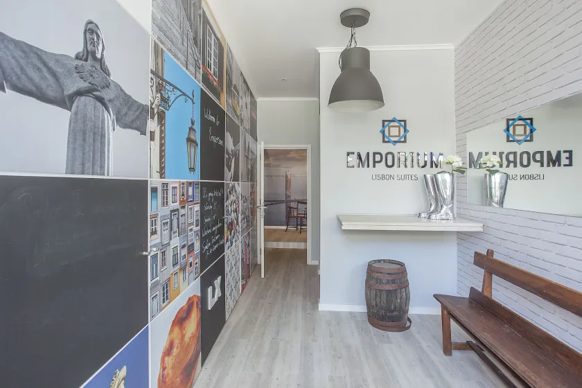 Emporium Lisbon Suites - Coin salon dans le hall