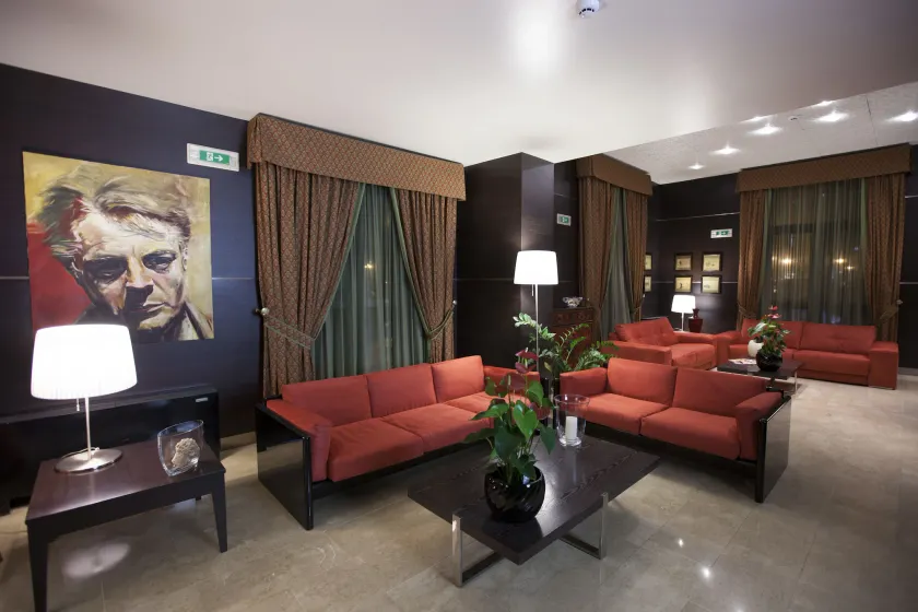 Hotel Vittoria - Coin salon dans le hall