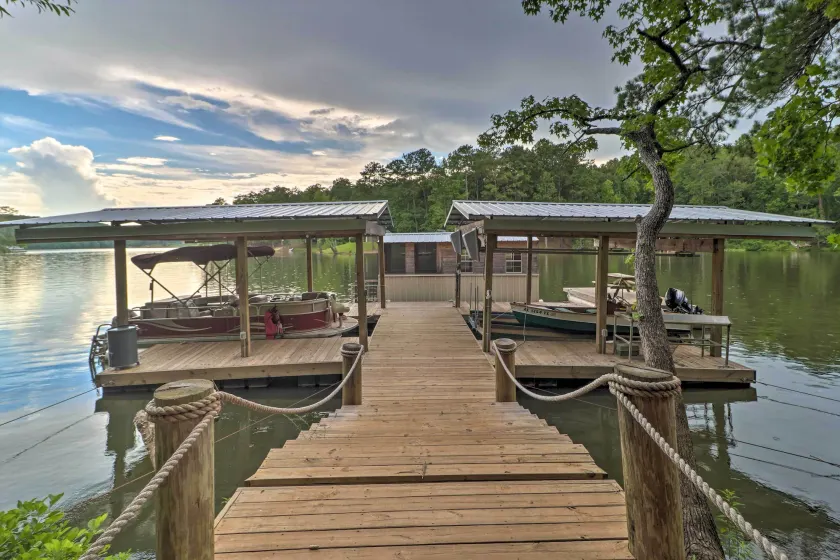 Rustic-chic Riverfront Home w/ Dock, Deck & Canoes - Image 1