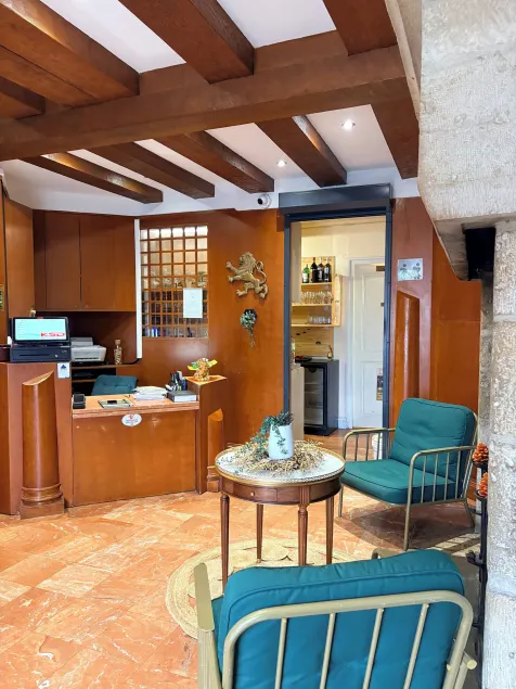 Logis Hôtels - Hôtel et Restaurant Le Lion d'Or - Recepción