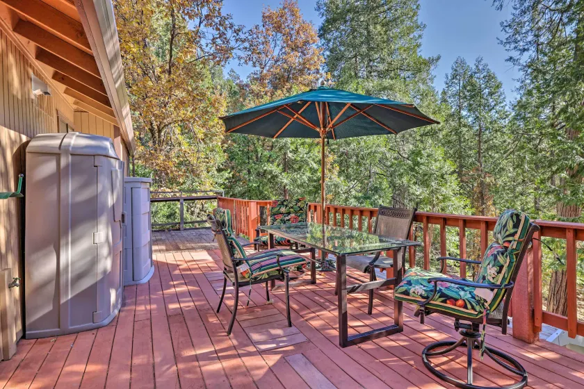 Deck w/ Forest Views: Quiet Twain Harte Cabin! - Image 1