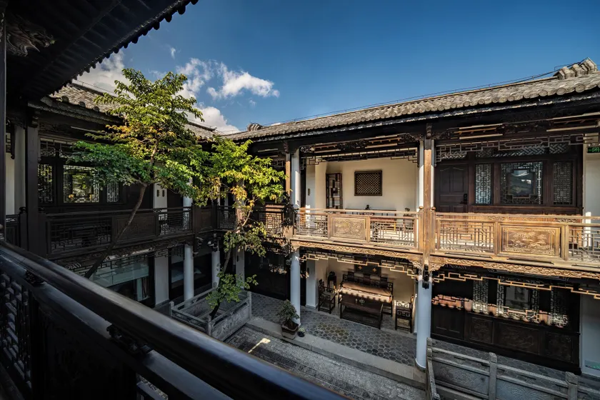 Yun Nan,Da Li Hotel Dali Century-old Ethnic Courtyard Hotel,Located Inside Central Scenic Area of Dali Ancient Town Pick-up Service云南大理文硕合院酒店-大理古城景区内核心位置 - Image 1