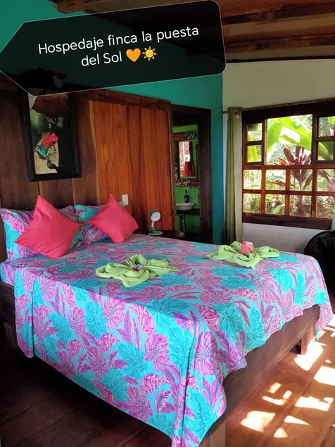 Finca La Puesta del Sol - Miramar de Sierpe - Chambre