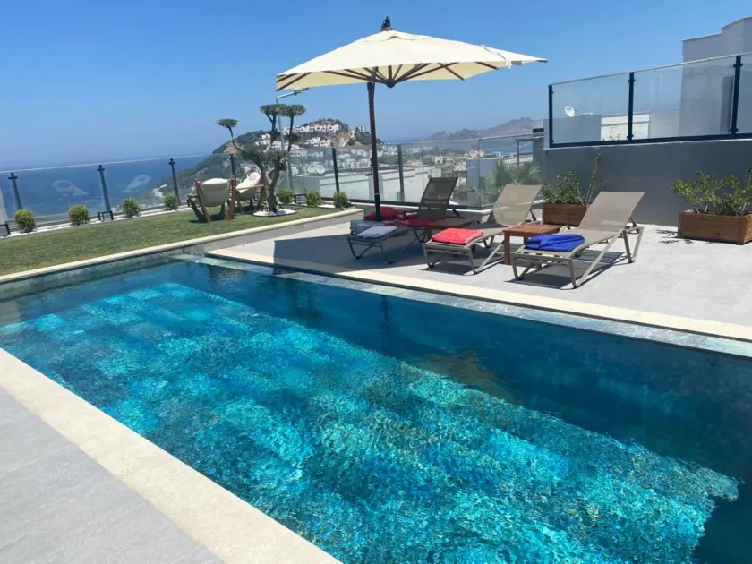 Yalıkavak Villa with Pool Garden Sea View - Image 1