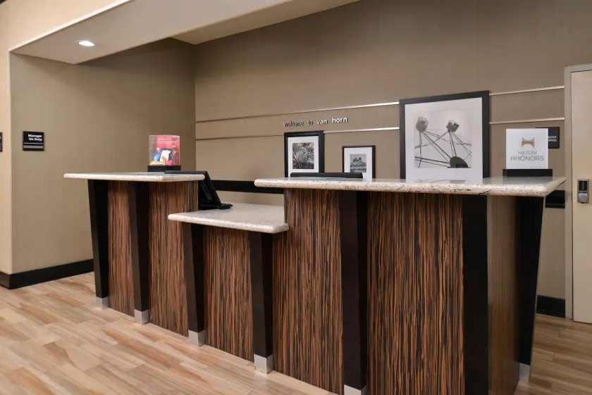 Hampton Inn Van Horn - Réception