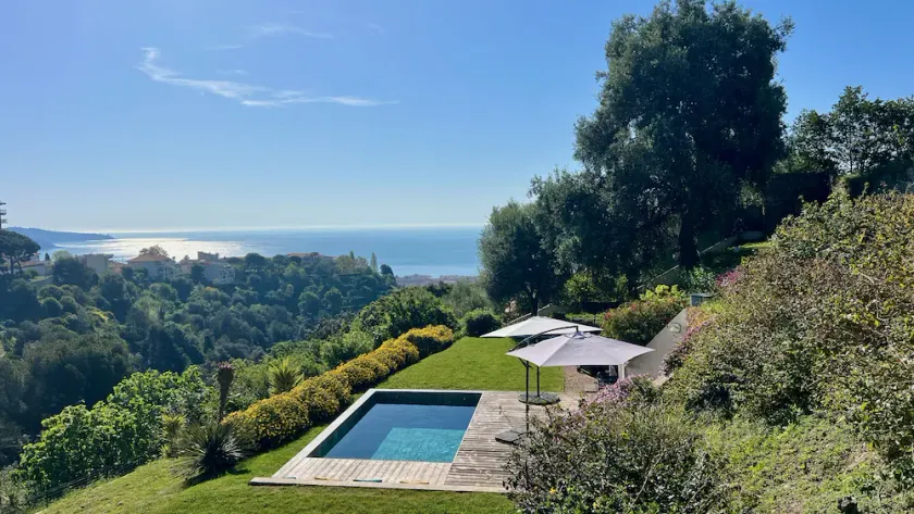 QUIET VILLA, SEA VIEW, LARGE GARDEN, HEATED POOL - Image 1