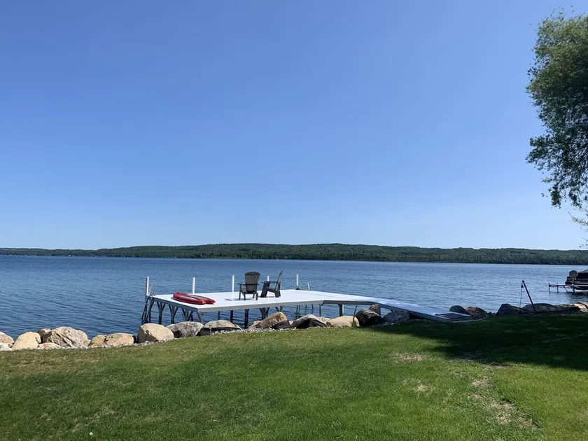 Lake Front, Lake Charlevoix, Large Park like setting. - Image 1