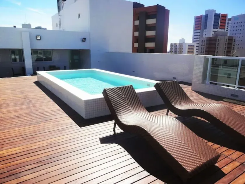 2-bedroom apartment in Tambaú in a building with a swimming pool. - Image 1