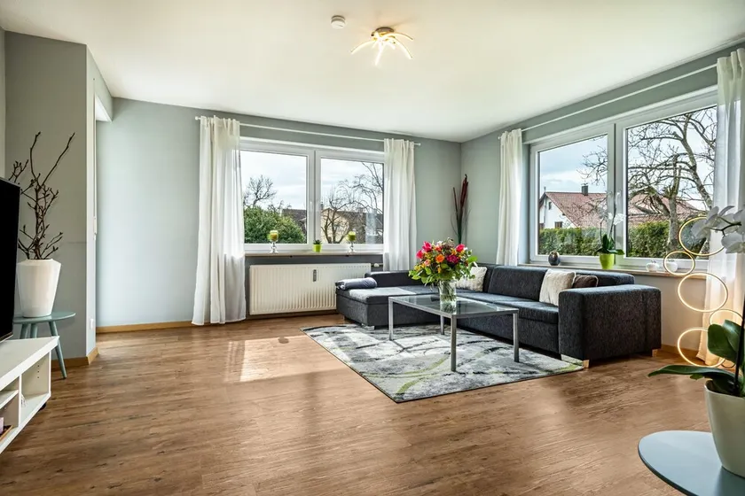 Appartamento 'Fewo Hotz Am Golfclub Lindau 2a' con vista sulle montagne, terrazza privata e Wi-Fi - Image 1