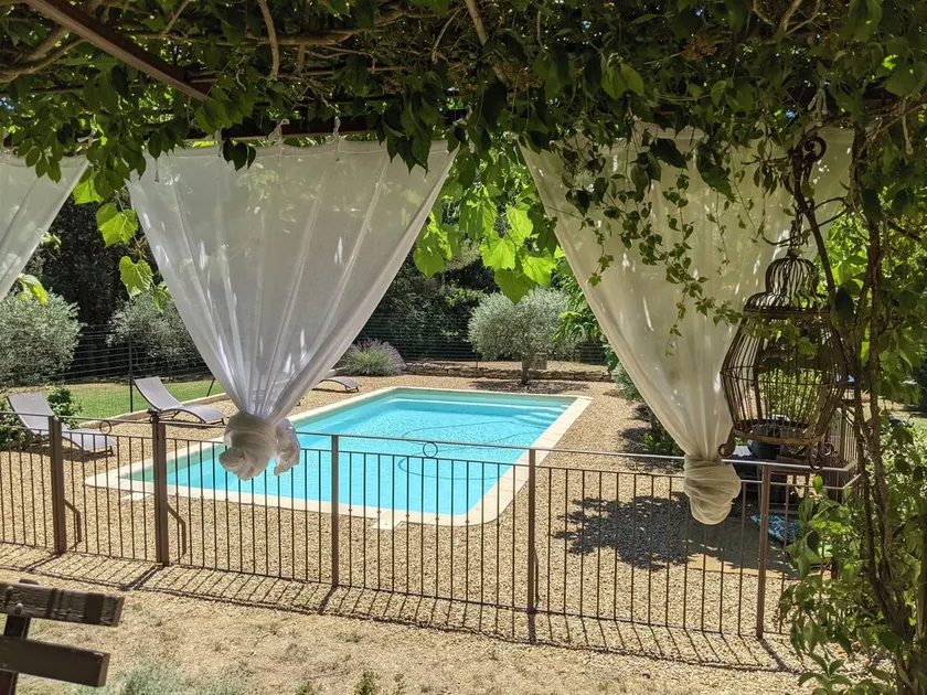 Provence Luberon secure children's pool, not overlooked large pine forest - Image 1