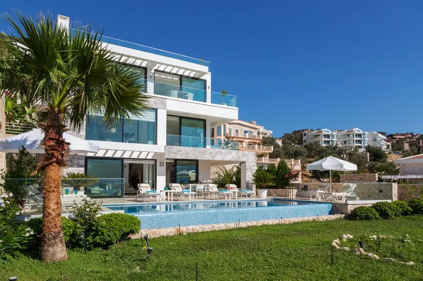 Villa Setara is a rare beach front property located in Kalkan - Image 1