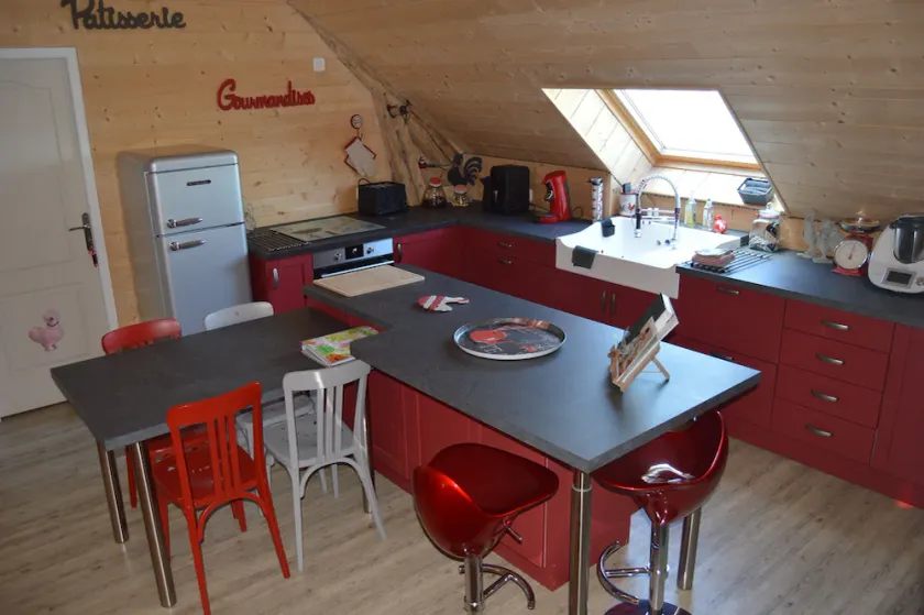 Gîte maison individuelle campagne + terrasse, parking privé- 6 adultes+2 enfants - Image 1