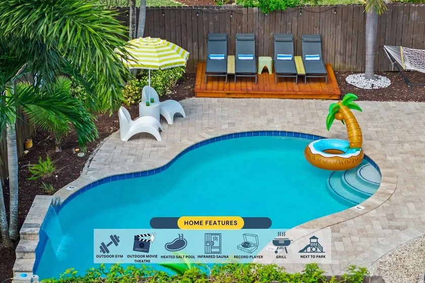 Heated Pool, Outdoor Movie Theater, Gym, Sauna, EV Charger | Near Wilton Drive - Image 1