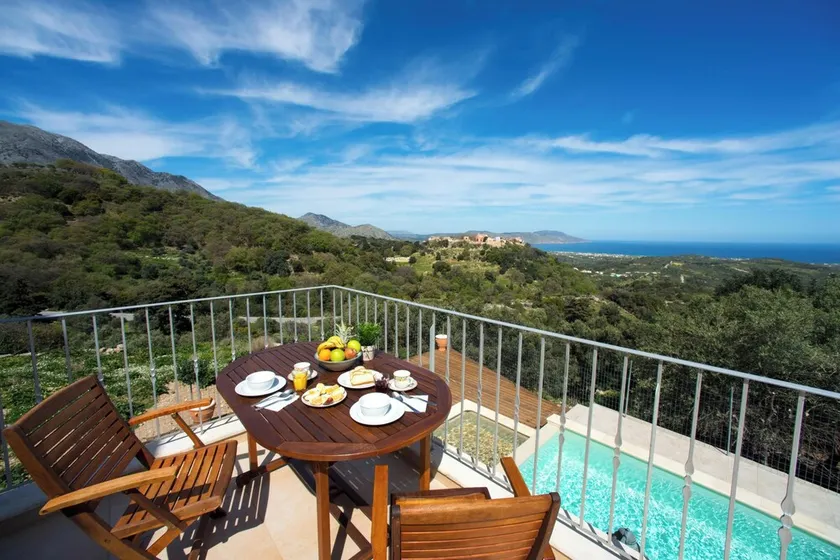 Villa Cretan View with Heated Swimming Pool - Image 1