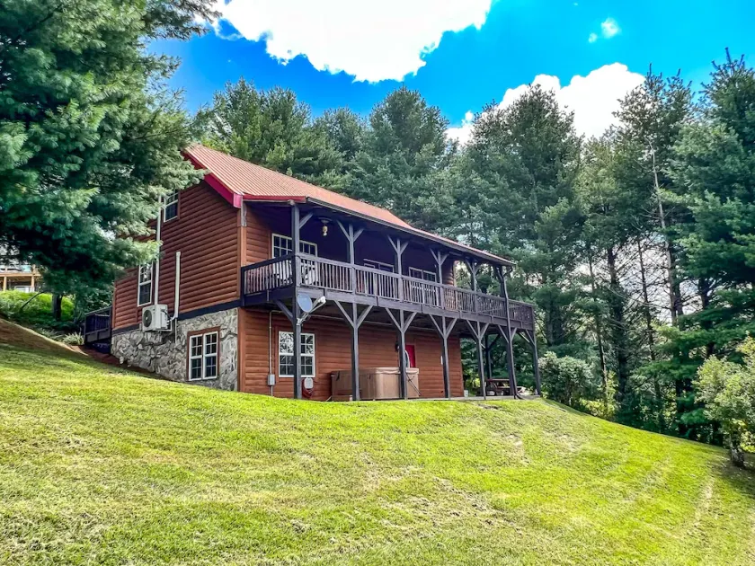 Breezy River Cabin | Mountain Views, Hot Tub, Game Room & River Access - Image 1