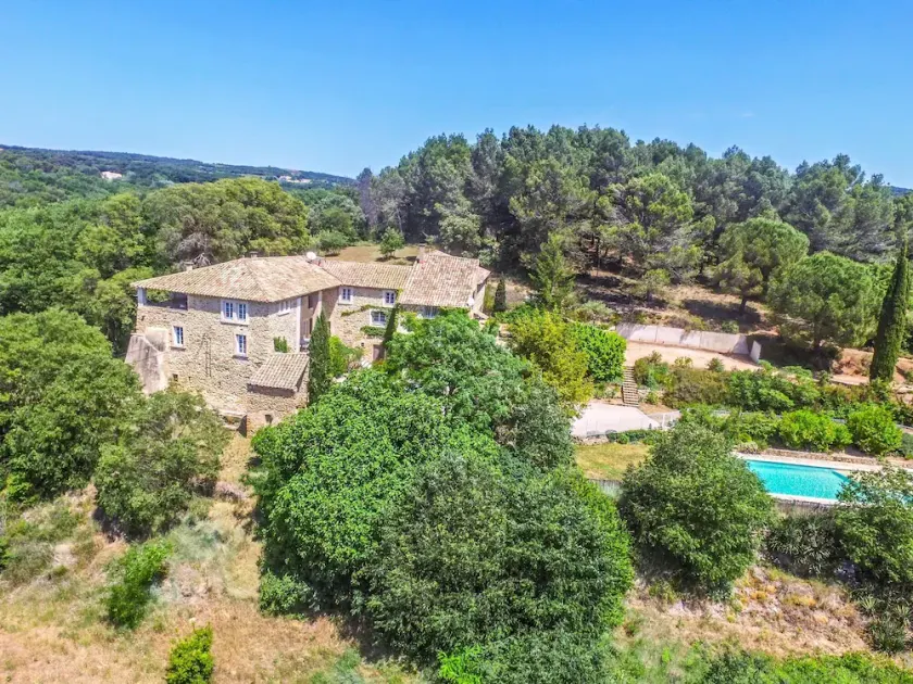 Mas Provence Gardoise ( Uzès) - swimming pool 12-6 m - 9 acres garden - Image 1