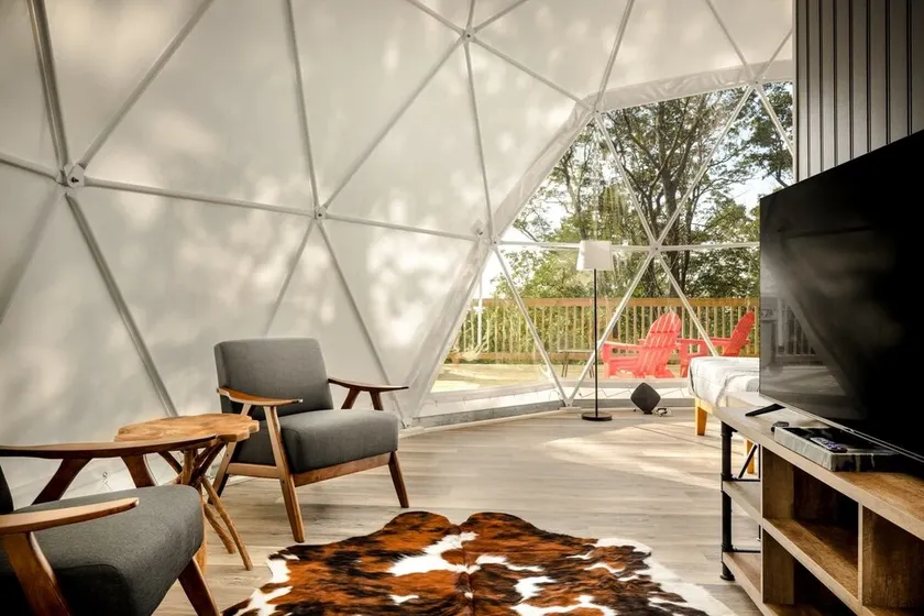 Glamping dome w hot tub & mountain views - Image 1