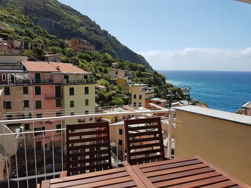 Apartment with Terrace, You can see all the village and our sea, in Riomaggiore - Image 1