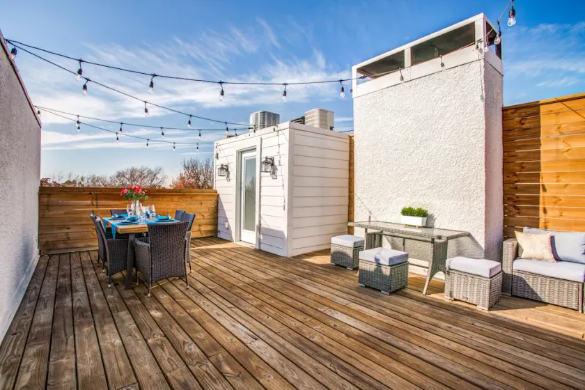 Terrasse privée incroyable sur le toit : à pied des restaurants ! - Image 1