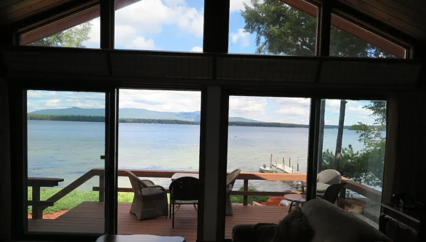 Schönes Winnipesaukee Veasey Ufer, Mountain View, Sandstrand, 50 ft Dock. - Image 1