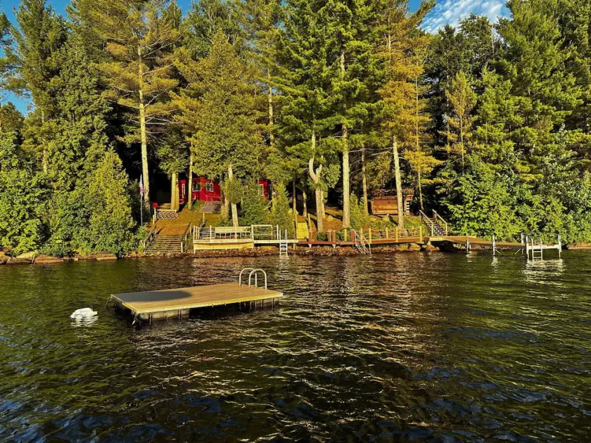 Direct waterfront overlooking forever wild forest on a hidden dead end street - Image 1