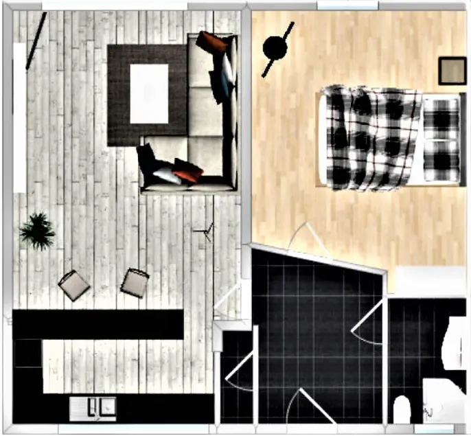 Renovated 2-room apartment, bright and friendly, dogs are welcome - Image 1