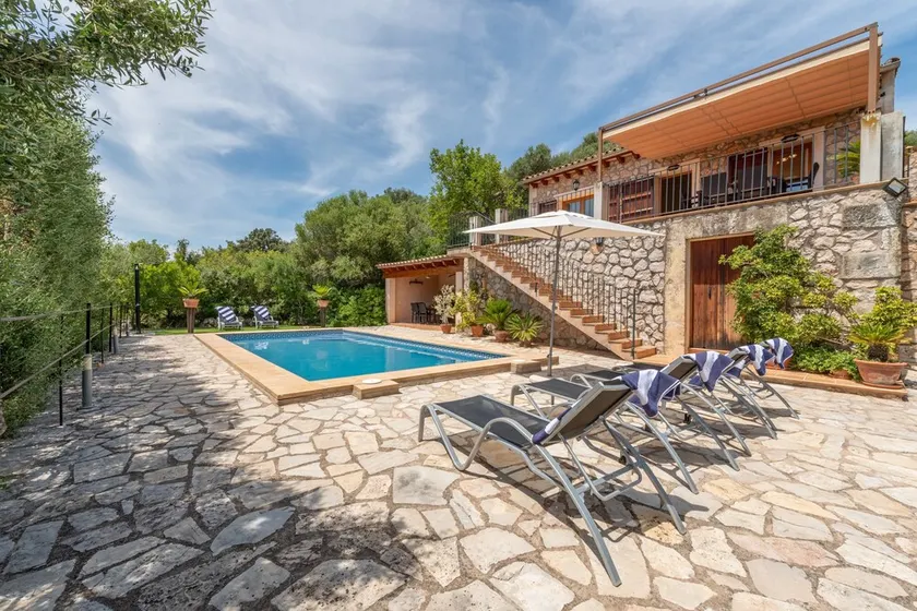 Mediterranean Finca \"Es Puch\" with Mountain view, Balcony, Garden, Terrace & Pool - Image 1
