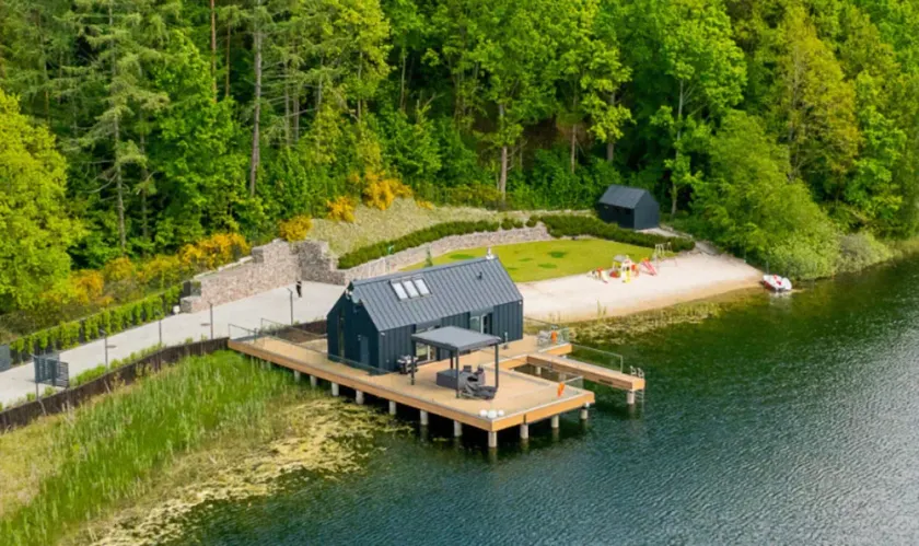Unique Holiday Home on the Water Bytow - Image 1