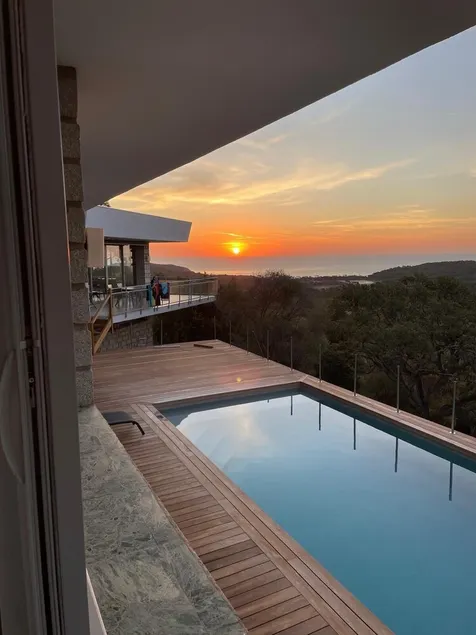Villa 8 pers with panoramic view on gulf of porto vecchio, 5 min beaches - Image 1