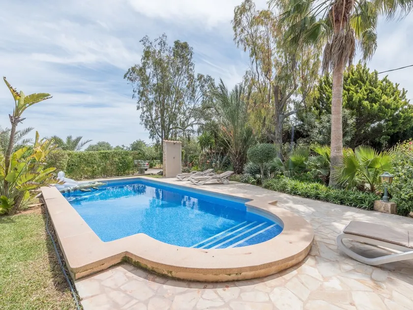 Finca de piedra natural con piscina y jardín - Finca Sa Barraca - Image 1
