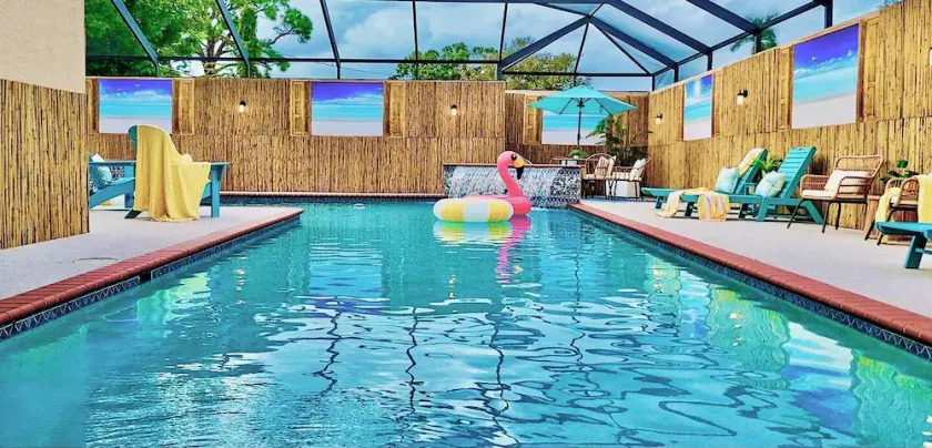 LUXE Resort Home*XL Heated Salt Pool & Hot Tub*1 mi to Beach - Image 1