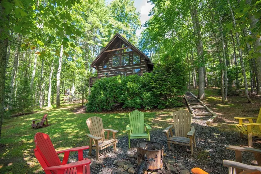 Blue Ridge Log Cabin - Lake Front - Wi-Fi - New River adgang til vandsport - Image 1