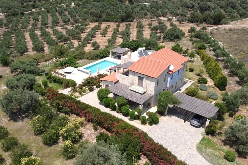 Villa Athene-modern stone villa with sea views, close to the beach, heated pool - Image 1