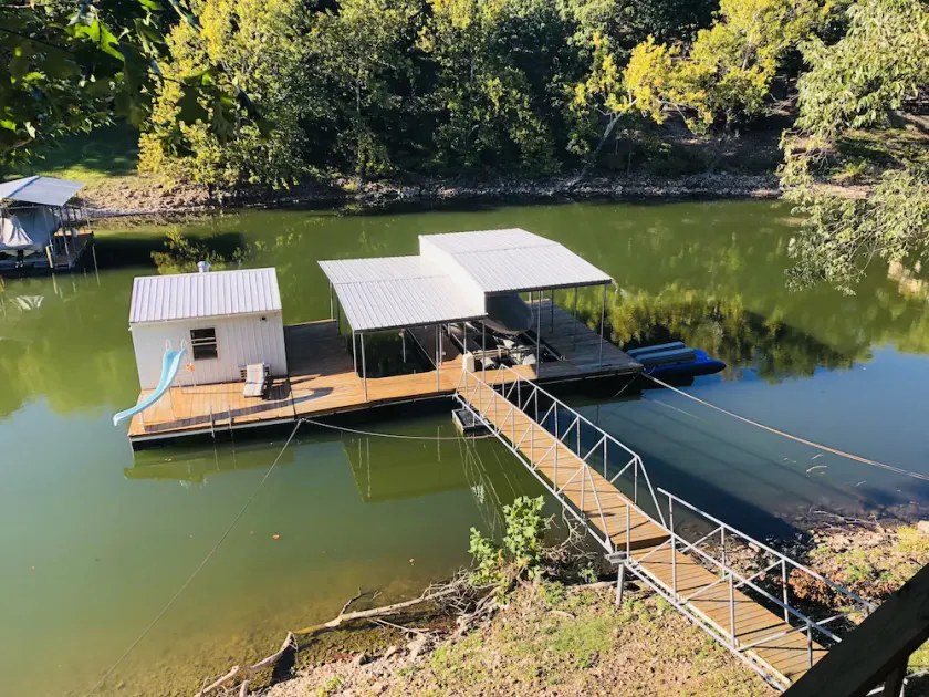 All Decked Out!  Grand Lake waterfront, boat dock and views. Drowning Creek. - Image 1