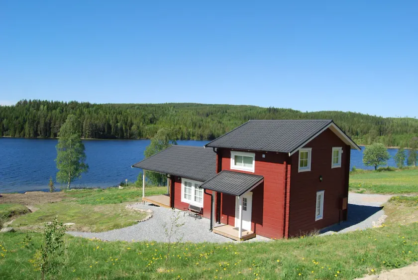 Luxuriöse Stuga am See mit privatem Zugang zum Seeufer, Sauna und Anlegestelle - Image 1