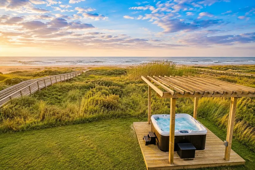 Beachfront | Hot Tub | Sleeps 16 | Private Walkover - Image 1