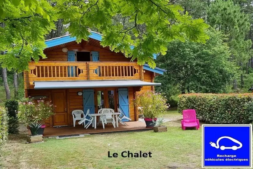 A BIAS Chalet 4 à 6 Personnes Entièrement Climatisé Chargeur VE 7kw-Wifi-Balnéo et Piscine - Image 1