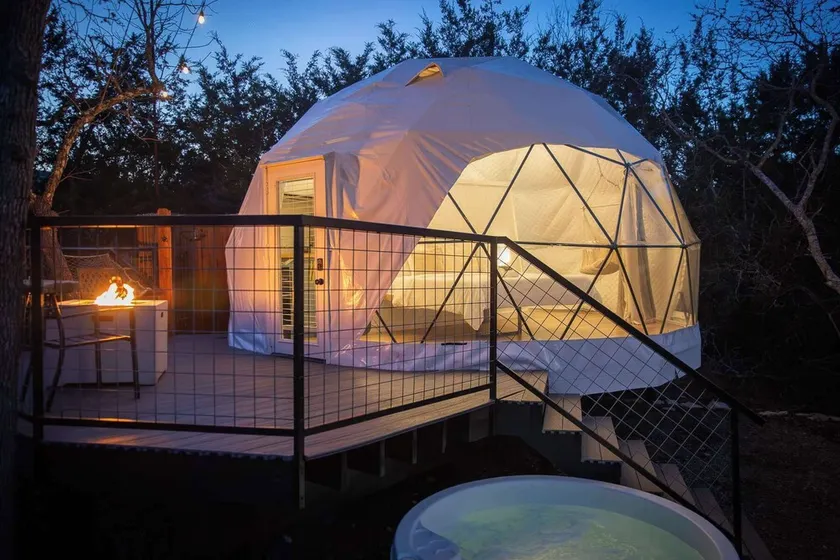 Cloud Dome W Private Hot Tub and Outdoor Shower - Image 1