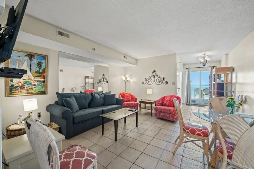 Oceanfront Condo, Sanabel 505: 2BR 2BA with Outdoor Hot tub - Image 1