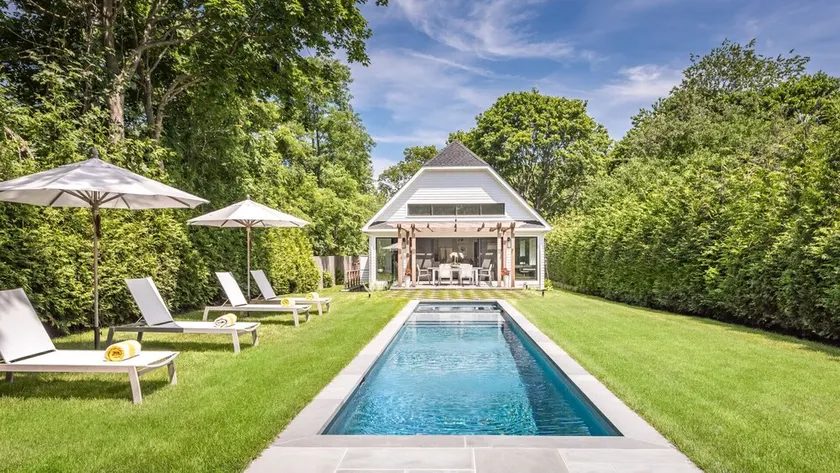 Newly constructed contemporary home, gunite heated pool, hot tub, deck with... - Image 1