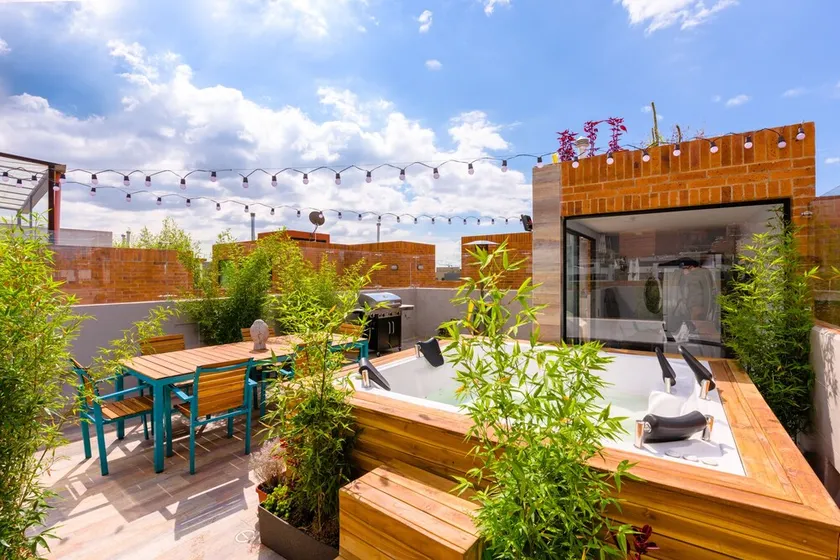 Outdoor Hot tub + BBQ + Terrace 1 hab Usaquen - Image 1