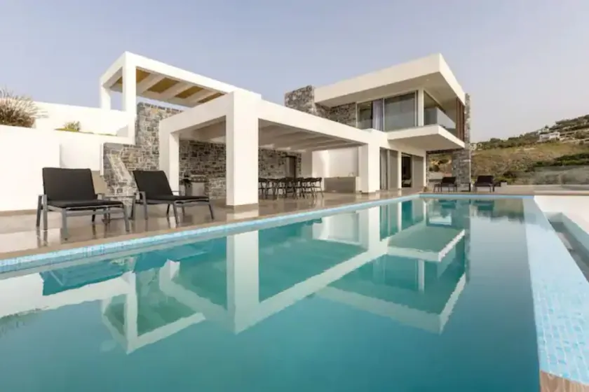 Luxury Seafront Villa Eros with Private Pool - Rock Bay Villas - Crete, Greece - Image 1