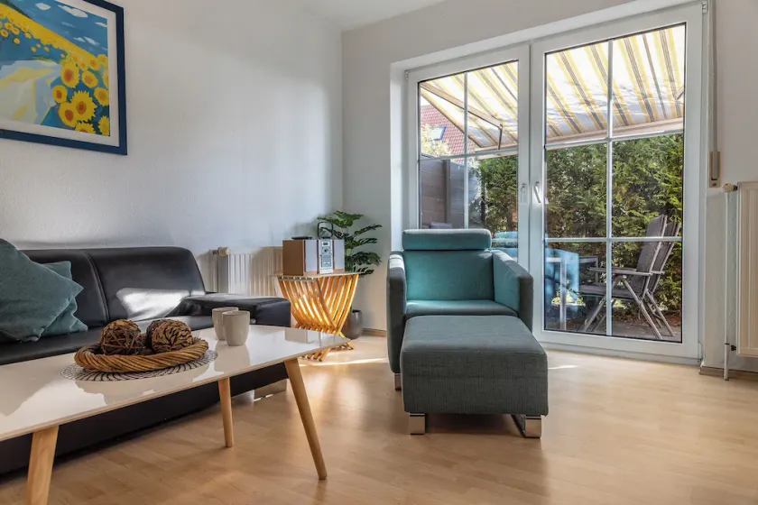 Relaxing at 100%: The ground floor apartment near the spa liegtin the \"Cl - Image 1