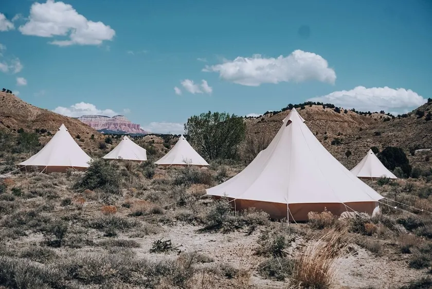 Family Tent w/ Shared Bathroom - Beauty awaits you just past the red cliffs. - Image 1