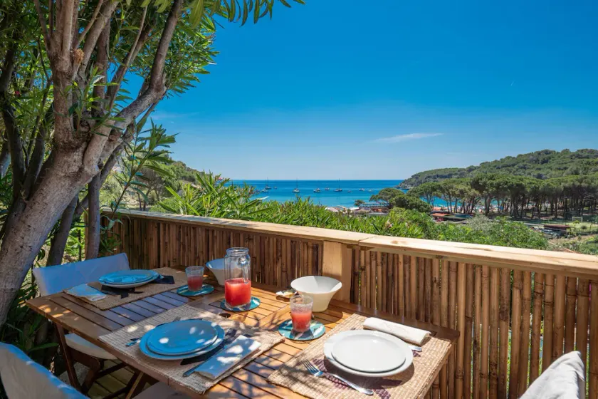 Montecristo hus Studio med have med udsigt over havet - Fetovaia - Image 1