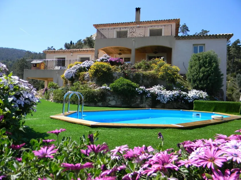 Villa with Heated Pool and SPECTACULAR View of the Bay of Cannes and Fireworks - Image 1